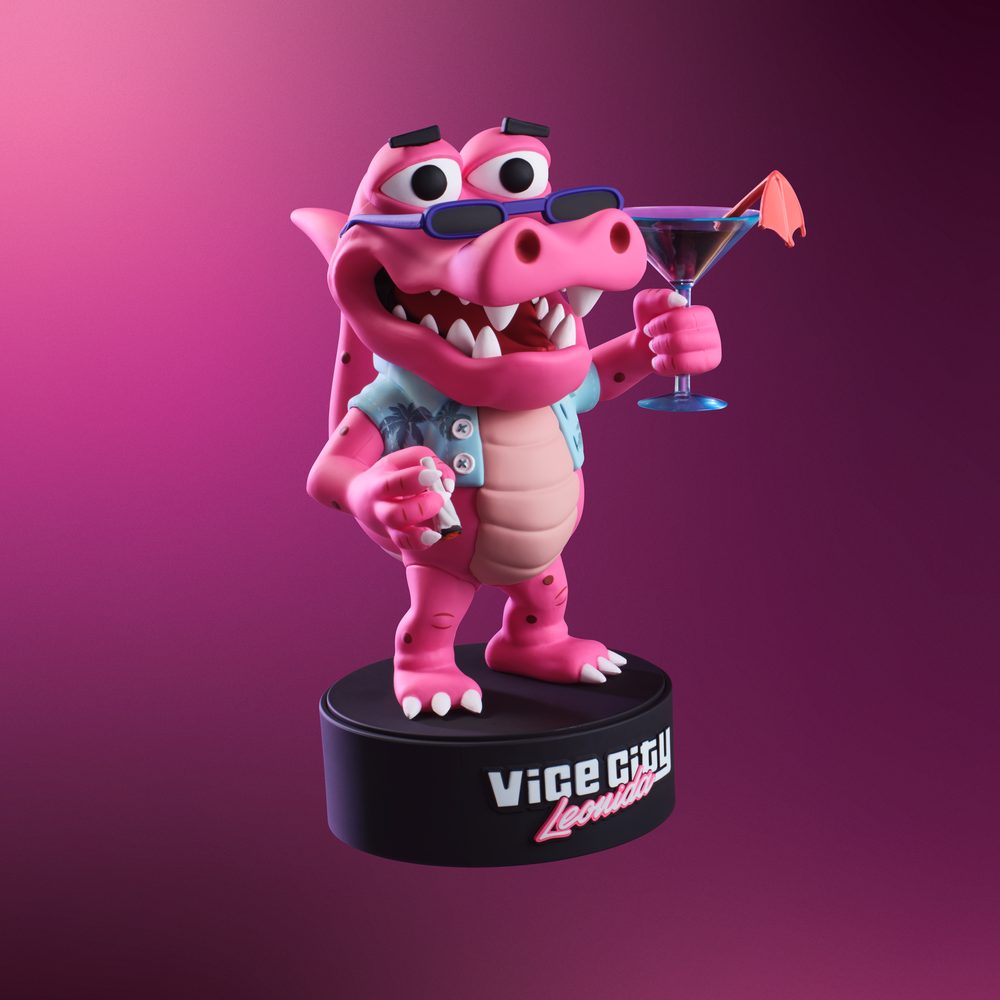 The six-inch Macca the Gator figure, whose base twists open into a stash compartment
