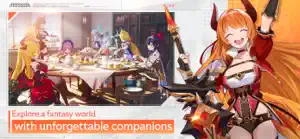 The Vanguards eating together at a long table — Explore a fantasy world with unforgettable companions