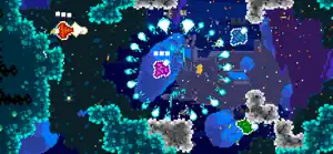 A blue-and-teal space station level with four ships and a central portal