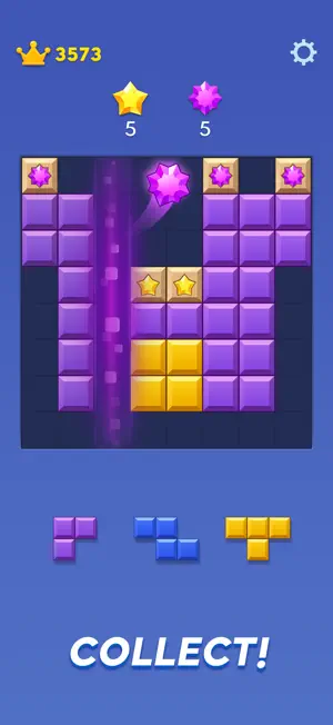Star collection variant with objectives above the grid
