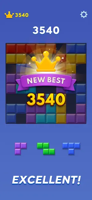 New best banner celebrating a score of 3,540