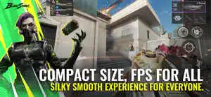 Gameplay screen promoting performance on modest phones