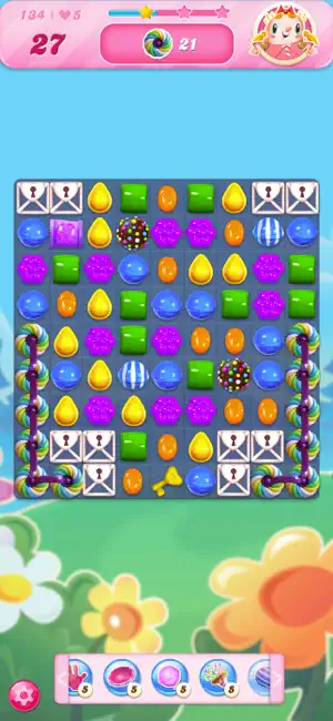 Board with locked boxes above a row of five boosters