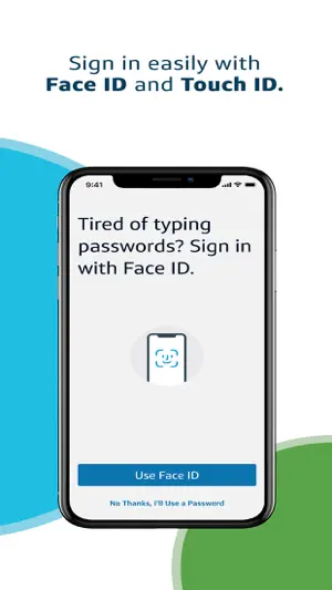 Face ID prompt offered in place of typing a password