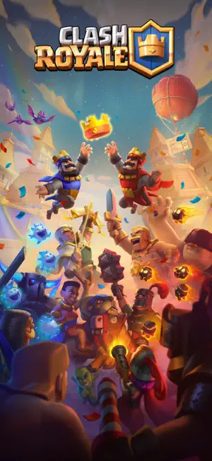 Key art with two kings clashing above their troops