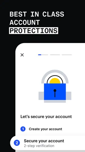 Onboarding flow with two-step verification as the second step