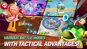A turtle objective on a battle map beside a Cookie — Various Battle Modes