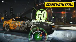 Perfect start indicator at the launch of a drag race
