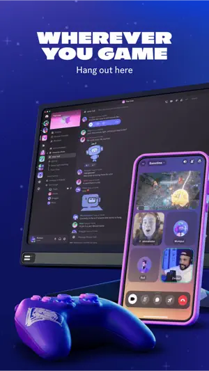 The same server open on a desktop and a phone side by side