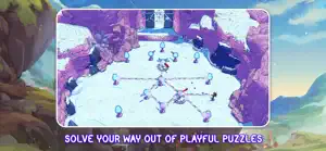 A stone puzzle floor with crystals in a cavern — Solve Your Way Out of Playful Puzzles