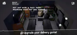 The cat at a vending-machine shop being asked if it needs anything else — Upgrade your delivery game