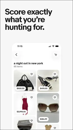 Curated collection called a night out in new york with 85 items, led by a $500 black handbag and $495 striped heels