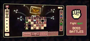 A boss piece firing across the board — Fight epic boss battles