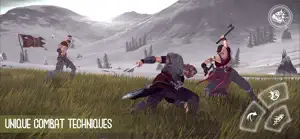 A shield bash beside a banner with skill icons on screen — Unique Combat Techniques