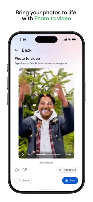 Photo to video turning a still portrait into a four-second clip
