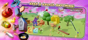 An arena full of anvils, ducks and armchairs to fire — Load & Launch Anything