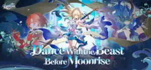 Dance with the Beast Before Moonrise version key art with a winged heroine among swirling spirits