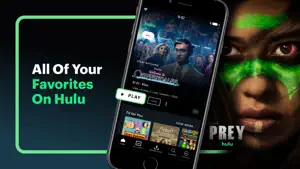 Brand card promoting the Hulu catalogue over series artwork
