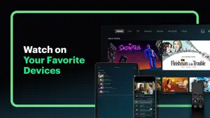 The same account shown across phone, tablet and television