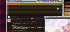 The Hypnospace Enforcer inbox with a case notice from the Patrol Department