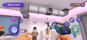 Confronting a guest in the white-tiled toilets, task bully a visitor