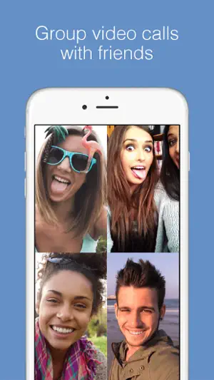 Group video call showing four participants in a grid