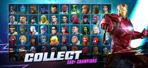 Roster grid showing more than thirty collected champions