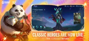 Classic heroes returning with a selection panel