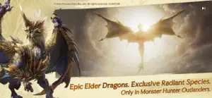 Ruger Aidal, the radiant Elder Dragon, spreading its wings beside a Radiant Species monster