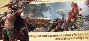 Adventurer with a Great Sword beside a Long Sword user during a hunt