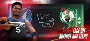 Face-off screen pitting two NBA franchises against each other