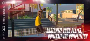 Created player shooting on an outdoor street court