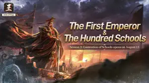 The First Emperor on a cliff — The First Emperor & The Hundred Schools, Season 3