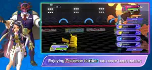 A doubles battle with Pikachu on the field and a move list — Enjoying Pokémon battles has never been easier