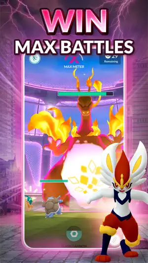 Max Battle against a fire creature with a meter filling