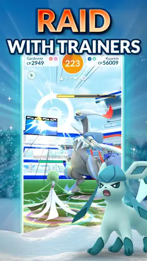 Raid battle pitting a 2,949 CP attacker against 56,009 CP
