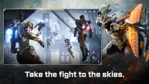 Flying fighters over a fortress in the sky — Take the Fight to the Skies