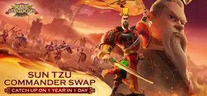 Promotional art introducing a commander swap event