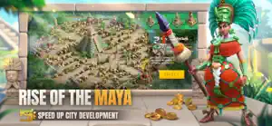 Mayan civilisation event with a city development bonus