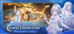 New limited operative Acacia - Chrono Echo beside a golden battle effect
