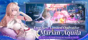 Free new limited operative Marian - Aquila in a swimsuit beside a co-op fight