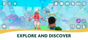Two characters on a hilltop overlooking the misty Crosslands — Explore and Discover