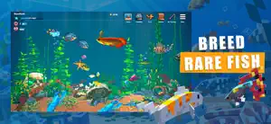 A tank of bright fish with a breeding panel — Breed Rare Fish
