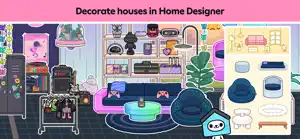 Home Designer room being decorated with furniture from a side panel