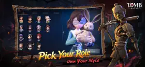 Role select showing Explorer, Supporter and Fighter characters