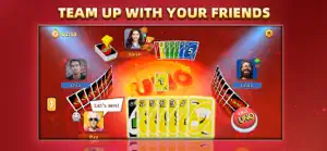 Two against two match with four players and their hands