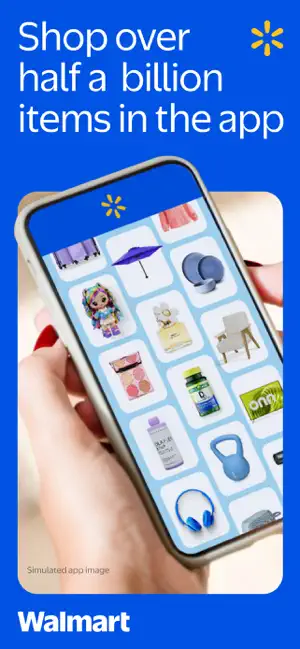 Promotional card claiming more than half a billion items in the app