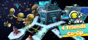 Four astronaut Wobblies floating outside a space station