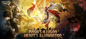 Prism's Illusion, Heart's Illumination: version key art with Resonators in golden light