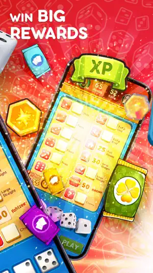 Rewards screen offering experience and bonus items